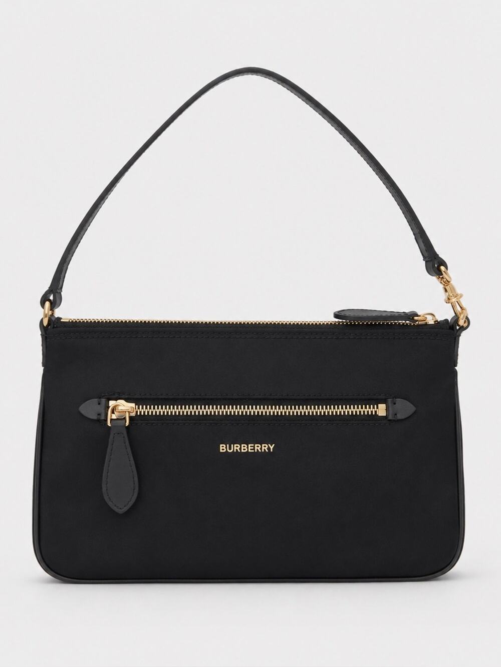 Burberry black and black logo Handbag nwt